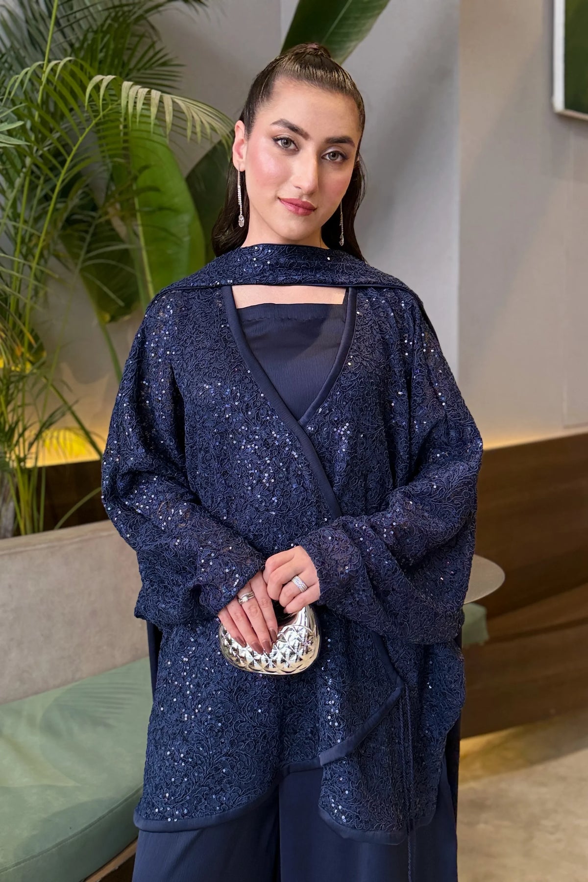 Neel with dupatta